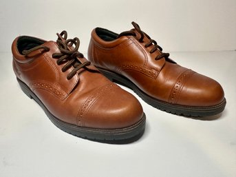 Mens Dockers Saddle Tan Wing Tip Shoes