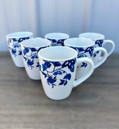 Royal Nordfolk Blue Floral Coffee Mug Set