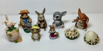Adorable Collection Of Easter Bunny Figurines