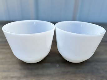 Vintage Federal Glass Co Dip Bowls - Set Of 2