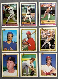 1992 Topps Bowman Lot Of 9