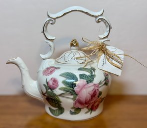 Beautiful Romantic Burton And Burton Porcelain Teapot