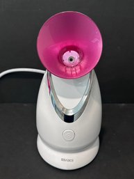 White And Pink Facial Steamer By EZBasics