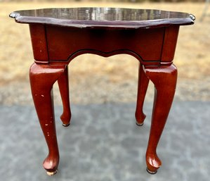 Vintage Cherry Queen Anne Style Table