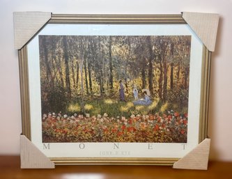 Beautifully Framed Monet Jour D Ete Print