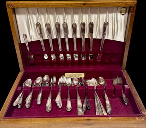 Assortment Of Silverplated Holmes And Edwards And Vintage Flatware