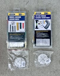 Assortment Of Picture/Mirror Hanging Fasteners And Levels
