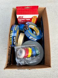 Box Of Various Tape New And Used