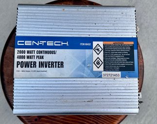Cen-Tech Power Inverter - 2000 Watt Continuous / 4000 Watt Peak