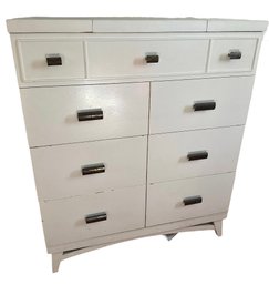 White Dresser W/ Attached Jewelry Storage Box