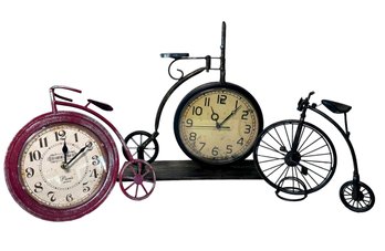 Unique Collection Of Bicycle Clocks And Bicycle Decor