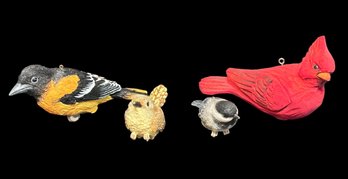 Beautiful Collection Of Bird Ornaments - Set Of 4