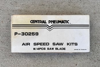 Central Pneumatic Air Speed Way Saw Kit W/ 4 Blades