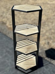 American Furniture Warehouse Hexagonal 4 Tier Plant Stand