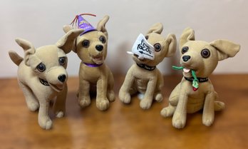 Vintage Lot Of Yo Quiero Taco Bell Chihuahua Plush Dogs