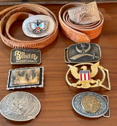 Vintage & Antique Belt Buckles / Belts