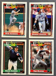 1992 Topps All Star American League Lot Of 4