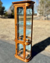 Pulaski Lighted Glass Curio Cabinet