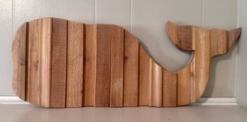 Whale Plank Accent Wall Decor