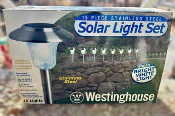 Westinghouse Stainless Steel Solar Light Set - 9 Lights