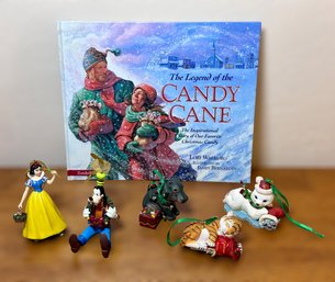 Beautiful Collection Of Danbury Mint Disney And Baby Animal Ornaments W/ Christmas Book