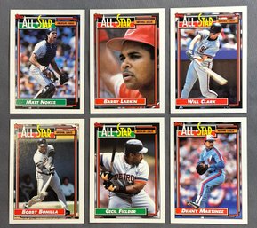 1992 Topps All Star American League Lot Of 6