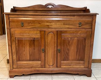 Beautiful French Rustic Solid Wood Buffet