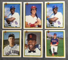 1990 Bowman Topps Lot Of 6