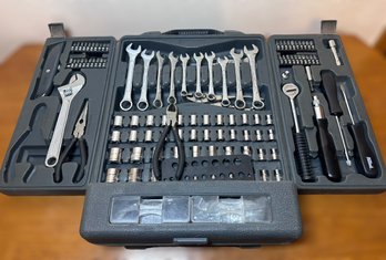 Allied 150 Piece Tool Set And Push And Pull Screwdriver W/ 2 Bits