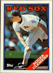 Roger Clemens 1988 Topps Boston Red Sox Baseball Card #70