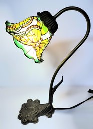Beautiful Butterfly Stained Glass Lamp