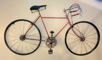 Industrial Style Metal  Bicycle Wall Decor