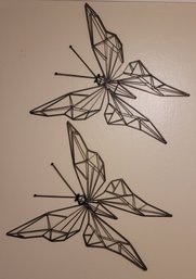 Geometric Iron Butterflies .lot Of 2