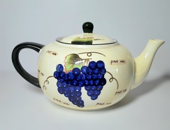 Beautiful Oversized Vintage Ceramic Tea Pot