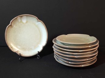 Unique Frankoma Pottery Desert Plates - Set Of 8