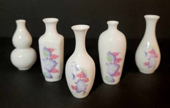 Antique Miniature Vases-set Of 5