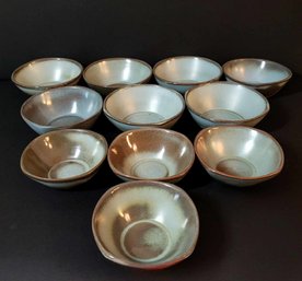 Unique Frankoma Pottery Bowls- Set Of 11