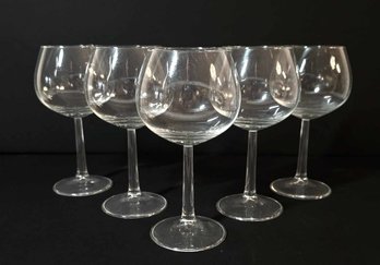 Crystal Red Wine Glasses- Set Of 5