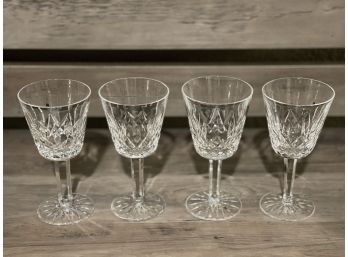 Waterford Lismore Wine Glasses Set Of 4