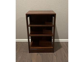 Beautiful Cherry Finish End Table With Shelves