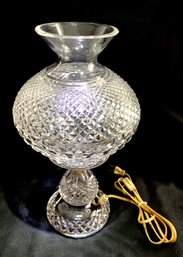 Vintage Waterford Inishmaan Pattern Electric Lamp - 2 Pieces