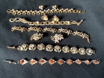 Lot Of Bracelet/Earring Costume Jewelry