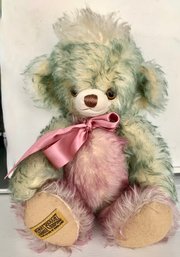 Merrythought Limited Edition Collectible Rainbow Punkie Bear