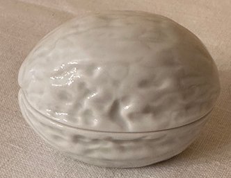 Porcelain Walnut- Shaped Covered Box