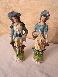 Pair Of Porcelain Figurines