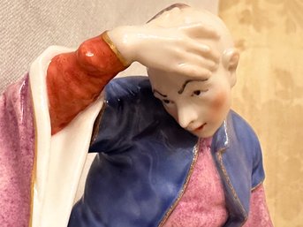 Nymphenburg Porcelain Bowing Monk Figurine