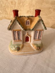 Porcelain Figure Of Cottage Style House
