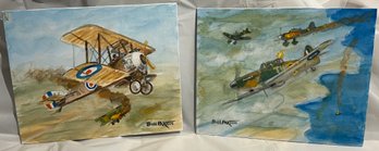 Bill Paxton, Acrylic Paintings Of Various WWII, European Battles
