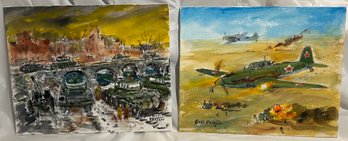 Bill Paxton, Acrylic Paintings Of WWII German Battles