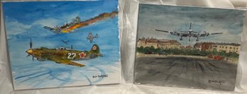 Bill Paxton, Acrylic Paintings, WWII Fighter Planes